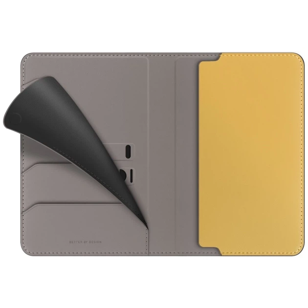 Обкладинка для паспорта Uniq Belmont RFID Grey Yellow (UNIQ-BELMONT-FGRYCYEL) - зображення 3