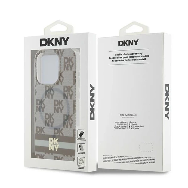 Чехол DKNY Checkered Mono Pattern для iPhone 13 Pro Max 6.7" Beige with MagSafe (DKHMP13XHCPTSE) - Фото 8 Чехол DKNY Checkered Mono Pattern для iPhone 13 Pro Max 6.7" Beige with MagSafe (DKHMP13XHCPTSE) - изображение 8