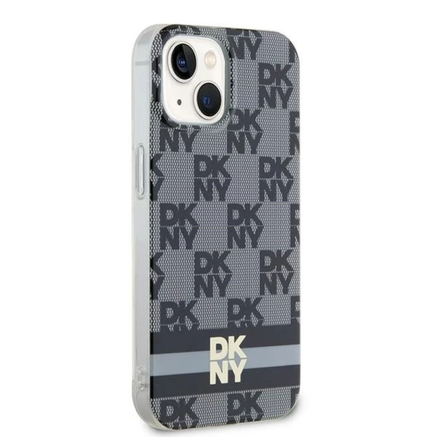 Чехол DKNY Checkered Mono Pattern & Printed Stripes для iPhone 15 / iPhone 14 / iPhone 13 Black with MagSafe (DKHMP15SHCPTSK) - Фото 4 Чехол DKNY Checkered Mono Pattern & Printed Stripes для iPhone 15 / iPhone 14 / iPhone 13 Black with MagSafe (DKHMP15SHCPTSK) - изображение 4