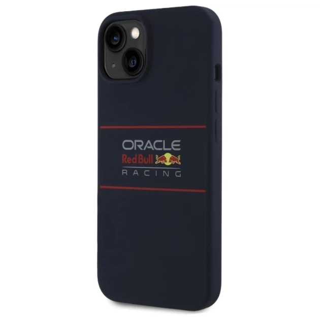 Чохол Red Bull Silicone Horizontal Logo для iPhone 15 Navy with MagSafe (RBHMP15S24SIHSRV) - зображення 2