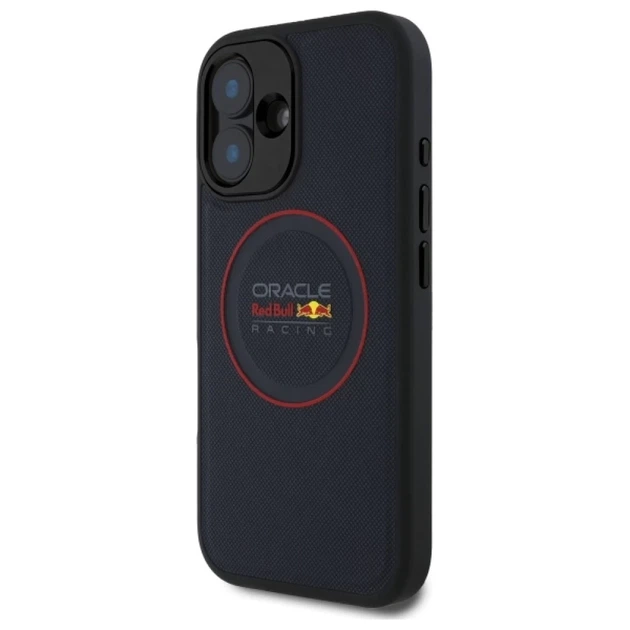 Чохол Red Bull Leather Red Ring для iPhone 16 Plus Navy with MagSafe (RBHMP16M24PUILVR) - зображення 2