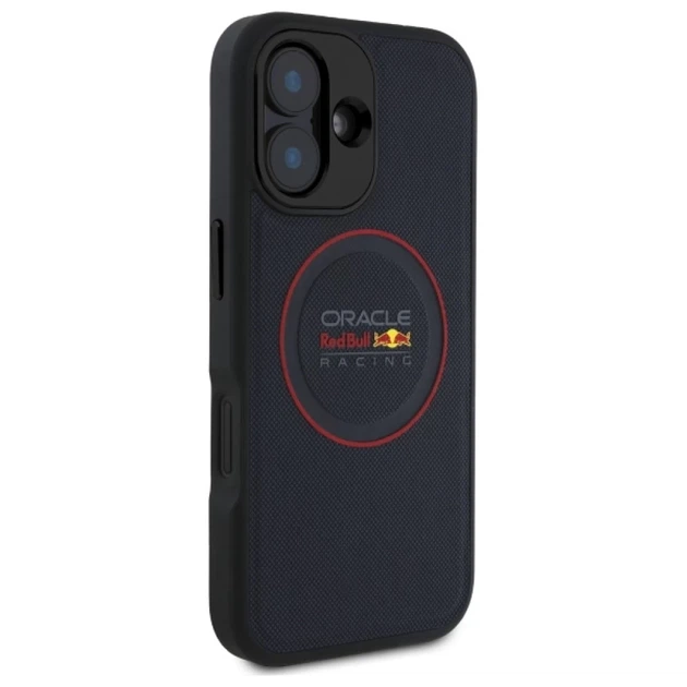 Чохол Red Bull Leather Red Ring для iPhone 16 Plus Navy with MagSafe (RBHMP16M24PUILVR) - зображення 4
