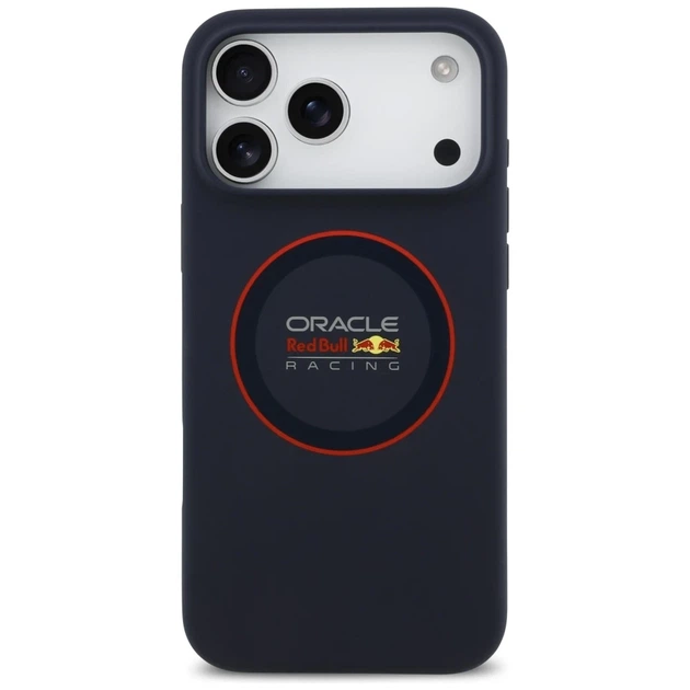 Чохол Red Bull Silicone Red Ring для iPhone 17 Pro Max Navy with MagSafe (RBHMP17X24SIILVR) - зображення 3