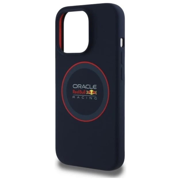 Чохол Red Bull Silicone Red Ring для iPhone 14 Pro Navy with MagSafe (RBHMP14L24SIILVR) - зображення 6