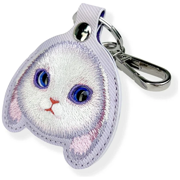Чехол-брелок Nimmy для AirTag Big Eyed Pet 2.0 Rabbit Purple (N-XDY-YSK-08) - изображение 5