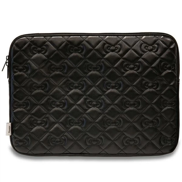 Чехол-папка для ноутбука Hello Kitty Sleeve Zip PU Quilted Bows 14 inch Black (HKCSZPEKHBPK) - изображение 3