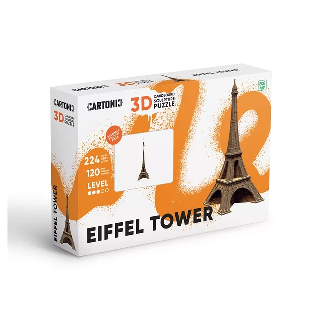 3D пазл Cartonic Eiffel Tower (CARTEIFF) - зображення 8