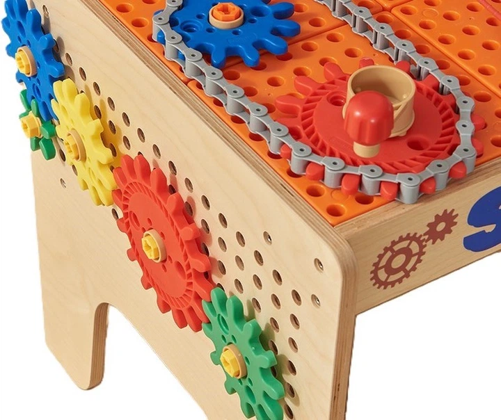 Zestaw do zabawy Masterkidz Warsztat XXL Montessori Stem z narzedziami i akcesorią MK0006 (5906280655464) - obraz 3
