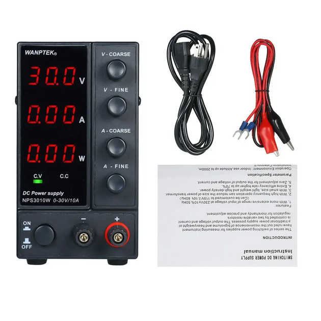 Лабораторний блок живлення WANPTEK NPS3010W 30V10A 3-значний - зображення 8