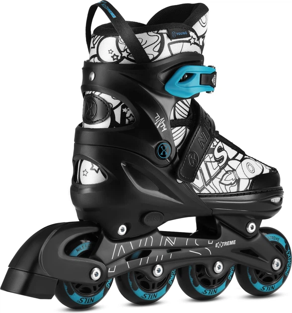 Łyżworolki Nils Extreme Płoza Hokejowa Tinty NH10907 M 35-38 Zielone (5905504101244) - obraz 8