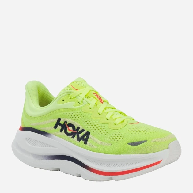 Чоловічі кросівки для бігу HOKA ONE ONE Bondi 9 1162011-NYZS 41.5 (8US) Яскраво-салатові (198605552854) - зображення 2
