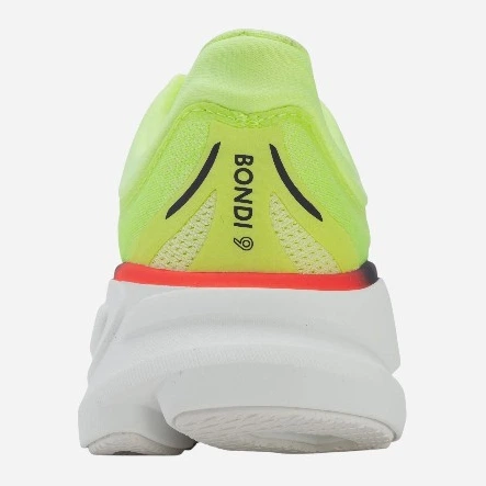 Чоловічі кросівки для бігу HOKA ONE ONE Bondi 9 1162011-NYZS 41.5 (8US) Яскраво-салатові (198605552854) - зображення 4