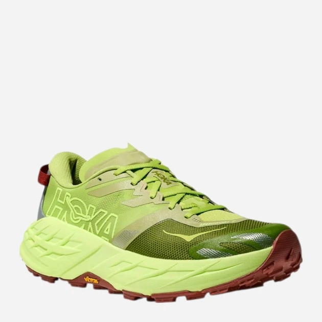 Чоловічі кросівки для бігу HOKA ONE ONE Speedgoat 7 1171928-KWN 46.5 (12US) Салатові (198605521010) - зображення 2