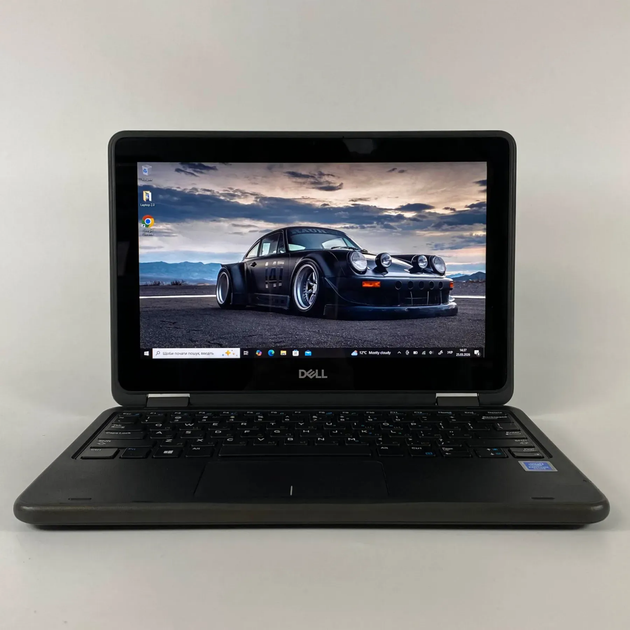 Нетбук-трансформер Dell Latitude 3190 2-in-1 / 11.6" (1366x768) TN Touch / Intel Pentium Silver N5000 (4 ядра по 1.1 - 2.7 GHz) / 8 GB DDR4 / 256 GB SSD / Intel UHD Graphics 605 / WebCam б/у + Подарок Беспроводная мышь / USB - изображение 2