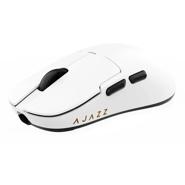 Игровая безповодная мышка Ajazz AJ159 APEX White + Док-станция с экраном, сесссор PAW3950, (2,4\Bluetooth\USB), 42000 DPI, 8к Ггц - изображение 4
