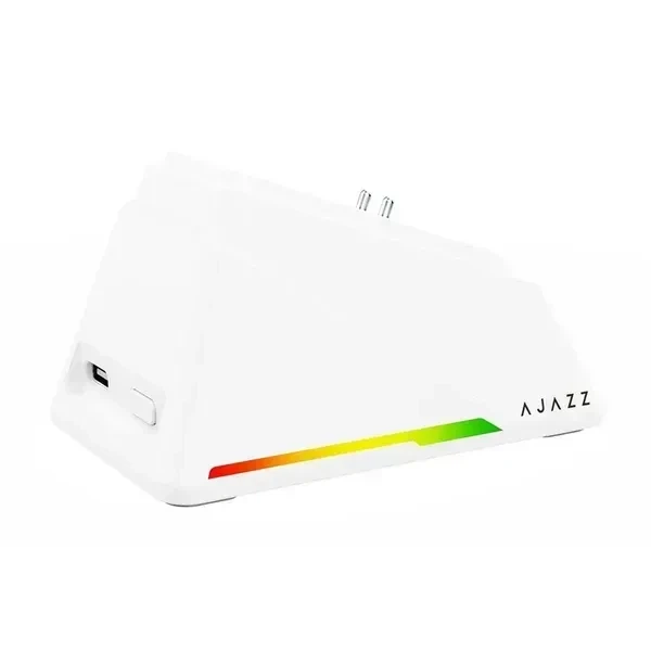 Игровая безповодная мышка Ajazz AJ159 APEX White + Док-станция с экраном, сесссор PAW3950, (2,4\Bluetooth\USB), 42000 DPI, 8к Ггц - изображение 7