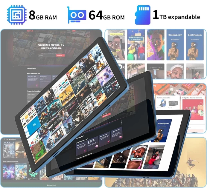 Планшет 10.1" AWOW UTBook (3+5)/64Gb 8 ядер Android 15 7000 mAh Синий (101641600) - изображение 3