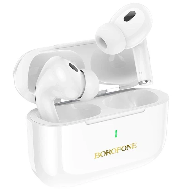 Беспроводные Bluetooth наушники Borofone BW59 Plus TWS c активным шумоподавлением ANC, до 4 часов работы White - Фото 1 Беспроводные Bluetooth наушники Borofone BW59 Plus TWS c активным шумоподавлением ANC, до 4 часов работы White - изображение 1