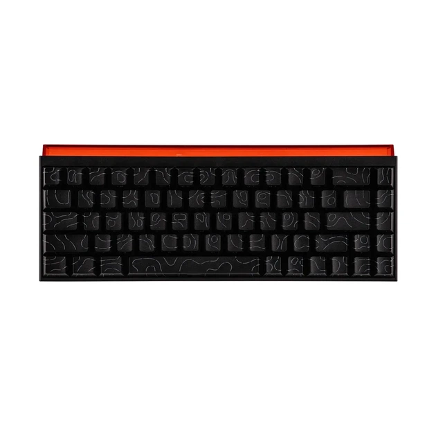 Механическая клавиатура Ajazz NK68 Black Contours с Red Switch, RGB подсветкой, HOT-SWAP, 65% - изображение 3