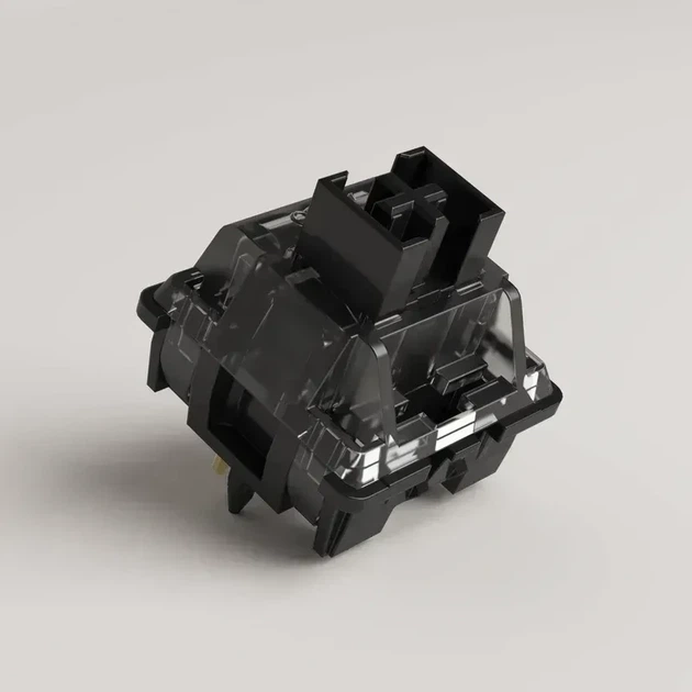 Набор механических переключателей Akko V3 Creamy Black Pro 45 шт набор из 45 шт кроемовых линейных свечей для механических клавиат - изображение 8
