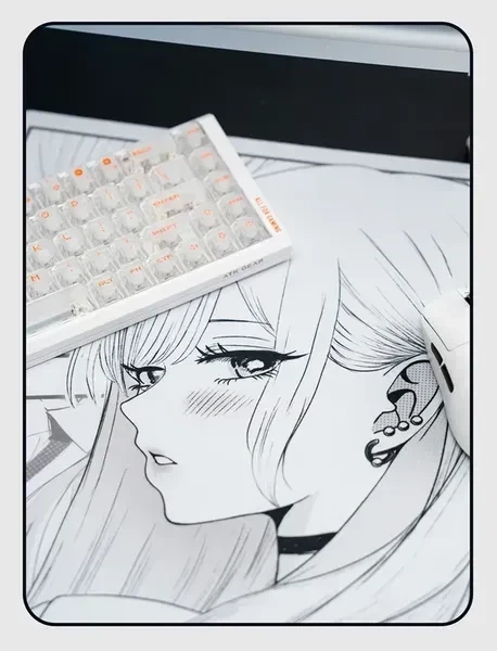 Килимок для миші ATK Anime – Reverie White з покриттям Control розміру 490 × 420 мм, 4 мм товщина, XSoft підкладка, з поліуретану - Фото 2 Килимок для миші ATK Anime – Reverie White з покриттям Control розміру 490 × 420 мм, 4 мм товщина, XSoft підкладка, з поліуретану - зображення 2