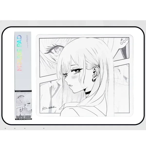 Килимок для миші ATK Anime – Reverie White з покриттям Control розміру 490 × 420 мм, 4 мм товщина, XSoft підкладка, з поліуретану - Фото 4 Килимок для миші ATK Anime – Reverie White з покриттям Control розміру 490 × 420 мм, 4 мм товщина, XSoft підкладка, з поліуретану - зображення 4