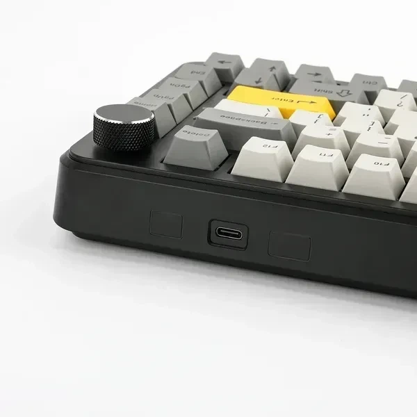 Магнітна клавіатура Ajazz AK820 Max HE Grey, Hall Effect, Rapid Trigger, 8000 Гц опитування, RGB підсвічування - зображення 8