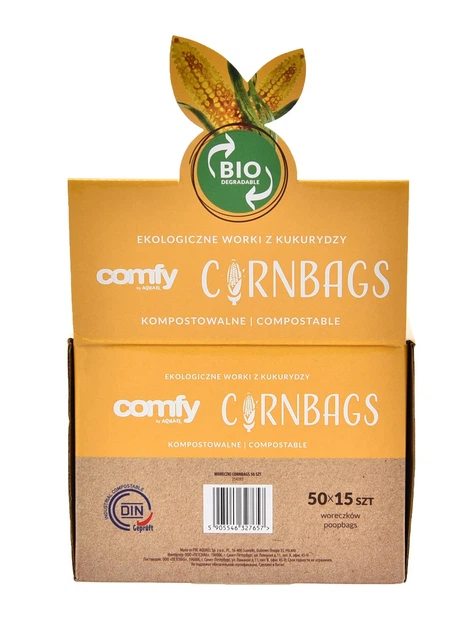 Пакети для прибирання за собакою Have a Pet CornBag 50 x 15 шт (5905546327657) - зображення 2