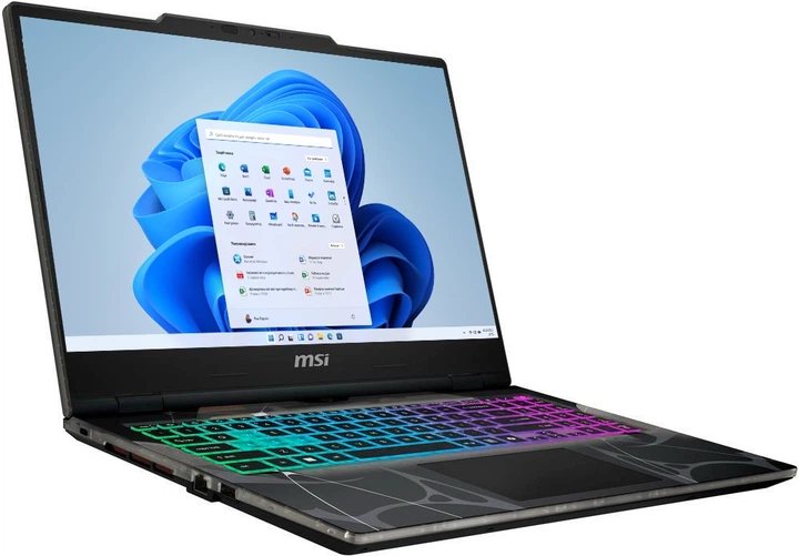 Ноутбук MSI Cyborg A15 AI B2HWFKG-215NL (Cyborg A15 AI B2HWFKG-215NL) Translucent Black - зображення 3