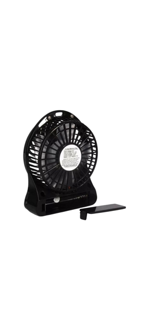 Мини вентилятор аккумуляторный Mini Fan USB / Черный - изображение 3
