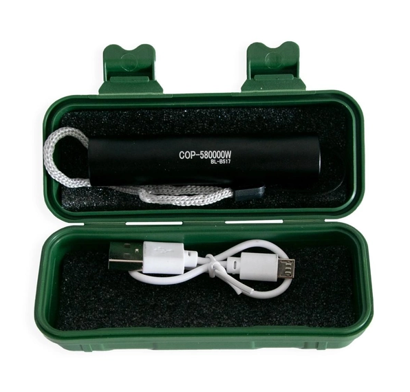 Карманный ручной светодиодный фонарик BL-B517 / mirco USB / Черный - Фото 3 Карманный ручной светодиодный фонарик BL-B517 / mirco USB / Черный - изображение 3