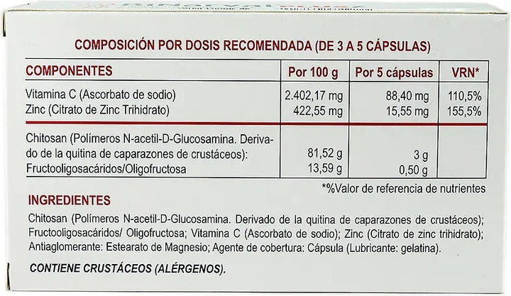 Дієтична добавка Narval Pharma Binarval Plus Z + Dieta Sana 60 капсул (8470013049310) - зображення 2