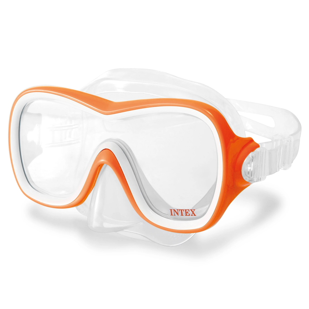 Маска для плавання INTEX 55978 помаранчева - Фото 1 Маска для плавання INTEX 55978 помаранчева - изображение 1