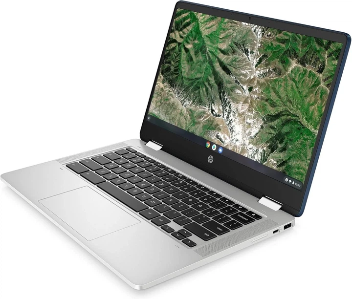 Сенсорный ноутбук 14" HP Chromebook x360 14a (14a-ca0001sl) Intel Celeron N4120 RAM 4GB eMMC 64GB 10ч батарея ChromeOS (UKR) - Уценка - Фото 6 Сенсорный ноутбук 14" HP Chromebook x360 14a (14a-ca0001sl) Intel Celeron N4120 RAM 4GB eMMC 64GB 10ч батарея ChromeOS (UKR) - Уценка - изображение 6