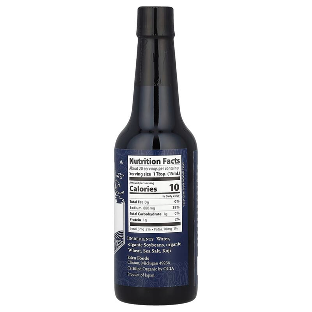 Органический соевый соус Eden Foods "Shoyu Soy Sauce" (296 мл) - изображение 2