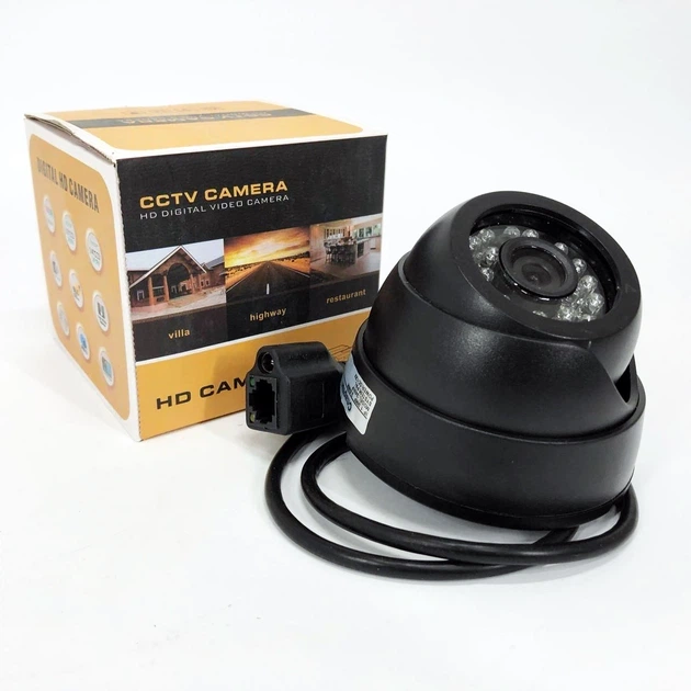 Камера відеоспостереження купольна IP 349 1.3 MP – внутрішня камера з ІЧ-підсвіткою 15 м та підключенням RJ45 - изображение 8