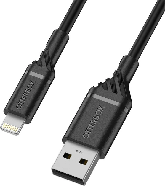 Kabel OtterBox Mid-Tier Lightning to USB-A 1 m Black (78-52525) - Zdjęcie 1 Kabel OtterBox Mid-Tier Lightning to USB-A 1 m Black (78-52525) - obraz 1