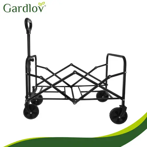 Сложная садовая тележка 100 кг / 90 л Gardlov 27542 — универсальный туристический тачок для дачи, пляжа и перевозок - Фото 7 Сложная садовая тележка 100 кг / 90 л Gardlov 27542 — универсальный туристический тачок для дачи, пляжа и перевозок - изображение 7