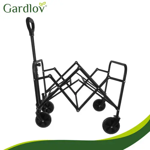 Сложная садовая тележка 100 кг / 90 л Gardlov 27542 — универсальный туристический тачок для дачи, пляжа и перевозок - Фото 10 Сложная садовая тележка 100 кг / 90 л Gardlov 27542 — универсальный туристический тачок для дачи, пляжа и перевозок - изображение 10