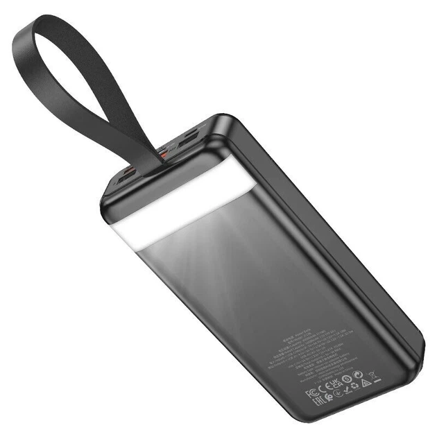 Повербанк HOCO J123B Element PD20W+22.5W 30000 mAh black - зображення 4