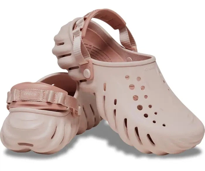 Женские кроксы Crocs Echo Clog Pink Clay Розовые 207937-W (M7/W9), 39-40, 24,9-25,6см - изображение 3