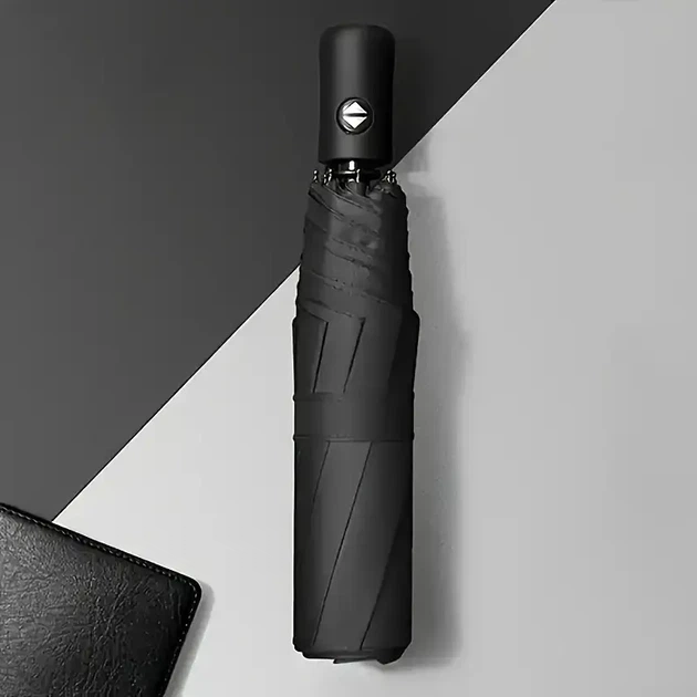 Парасолька повний автомат (Black) - зображення 2