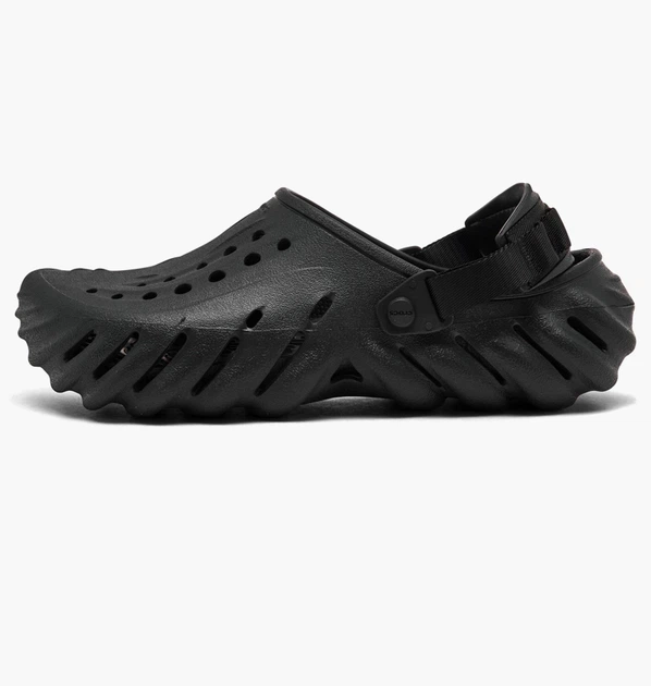 Чоловічі крокси Сrocs Echo Clog Shoes Black 207937-001, (M8/W10), 40-41, 25,9-26,7 см - Фото 1 Чоловічі крокси Сrocs Echo Clog Shoes Black 207937-001, (M8/W10), 40-41, 25,9-26,7 см - зображення 1
