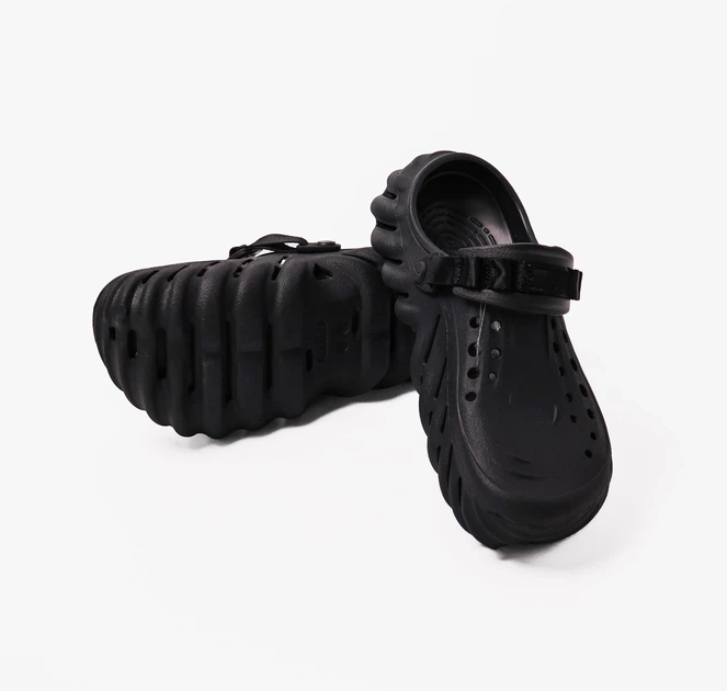 Чоловічі крокси Сrocs Echo Clog Shoes Black 207937-001, (M8/W10), 40-41, 25,9-26,7 см - Фото 2 Чоловічі крокси Сrocs Echo Clog Shoes Black 207937-001, (M8/W10), 40-41, 25,9-26,7 см - зображення 2