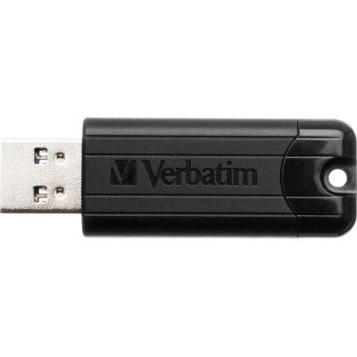 USB флеш накопитель Verbatim 16GB PinStripe Black USB 3.2 (49316) - изображение 2
