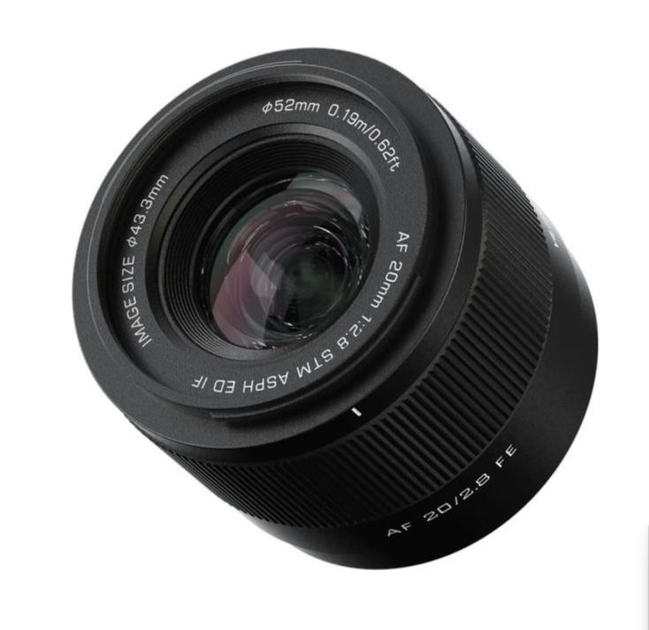 Об'єктив Viltrox AF 20mm f/2.8 FE - Фото 3 Об'єктив Viltrox AF 20mm f/2.8 FE - зображення 3