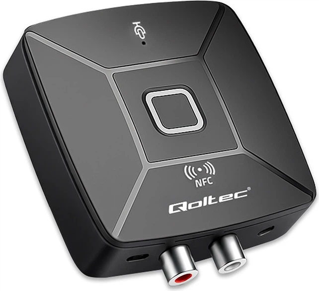 Odbiornik Qoltec Wireless Audio HiFi Home&Car Transmitter Receiver (5901878569819) - obraz 2