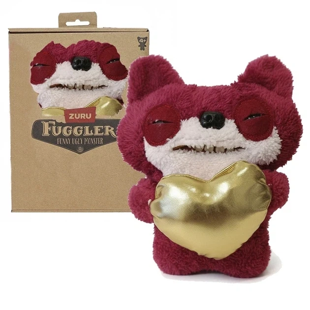 Мягкая игрушка Фуглер Fuggler Love Fugg с сердцем и зубами 22 см Розовый - Фото 2 Мягкая игрушка Фуглер Fuggler Love Fugg с сердцем и зубами 22 см Розовый - изображение 2