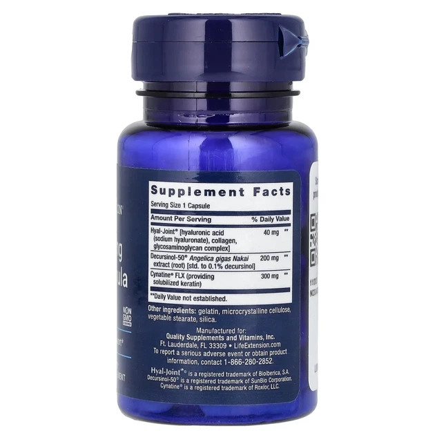 Швидкодіючий засіб підтримки суглобів Life Extension (Fast acting Joint formula) 30 капсул (LEX-96503) - зображення 2