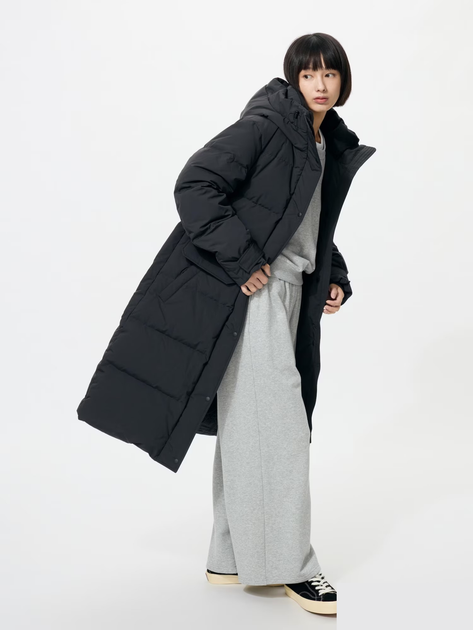 Пуховик Uniqlo розмір L чорний (481014) - Фото 1 Пуховик Uniqlo розмір L чорний (481014) - зображення 1